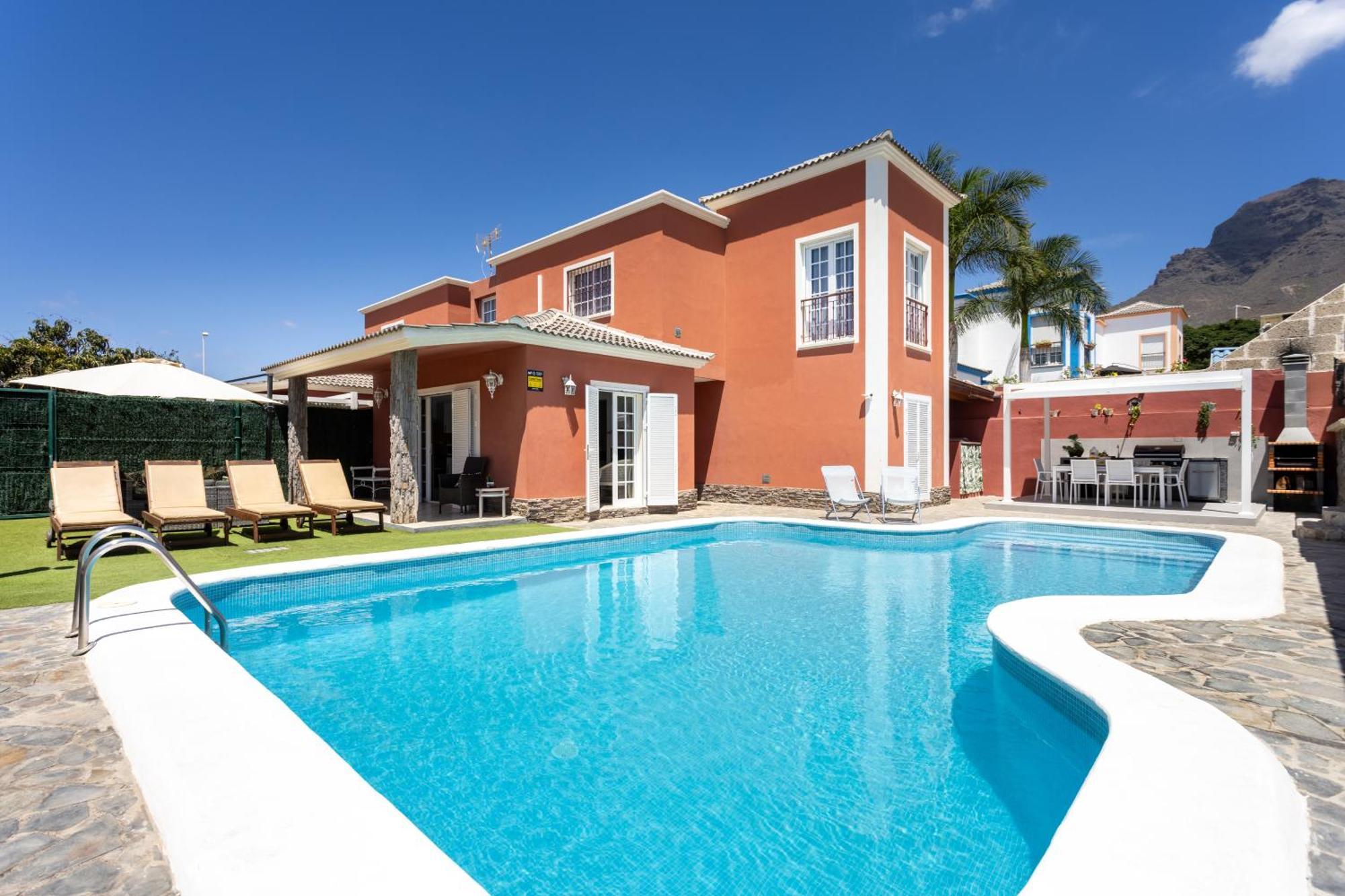 Villa Chloe Costa Adeje Tenerifesummervillas Giant Private Pool 11 Meters Long Dış mekan fotoğraf