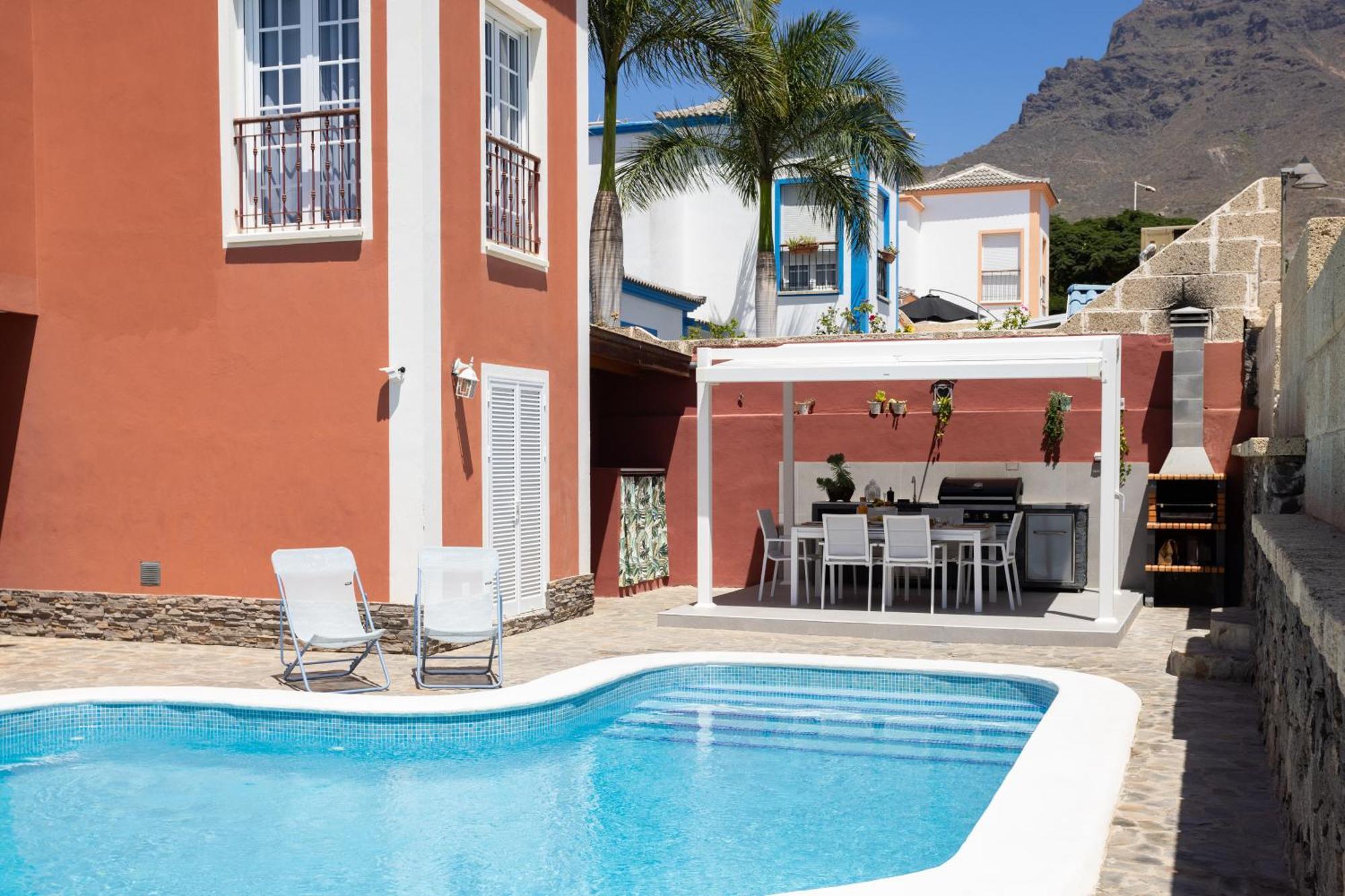 Villa Chloe Costa Adeje Tenerifesummervillas Giant Private Pool 11 Meters Long Dış mekan fotoğraf